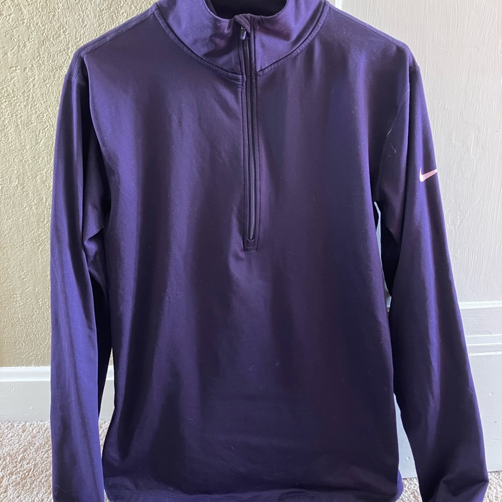 Nike Dri-Fit long sleeved 1/4 zip shirt